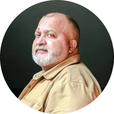 Portrait of a man with scruff